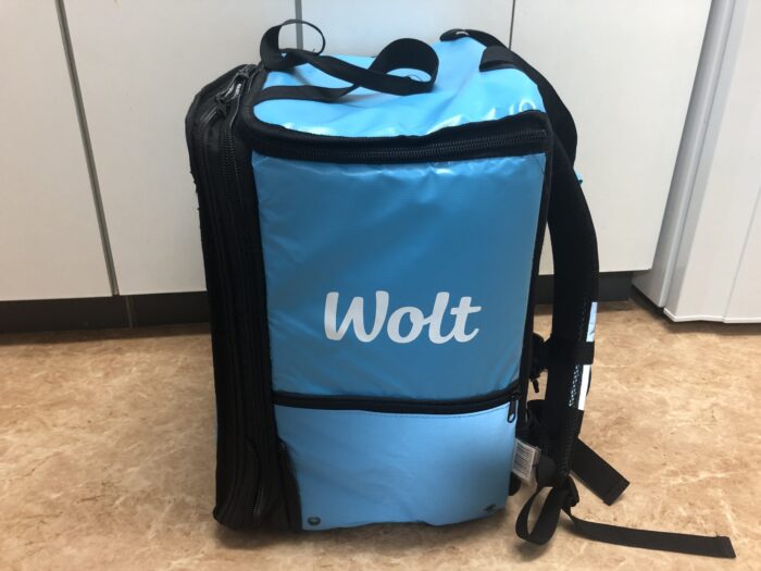 wolt配達バッグ(側面)