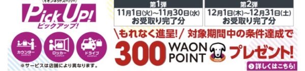 イオンネットスーパーピックアップキャンペーン