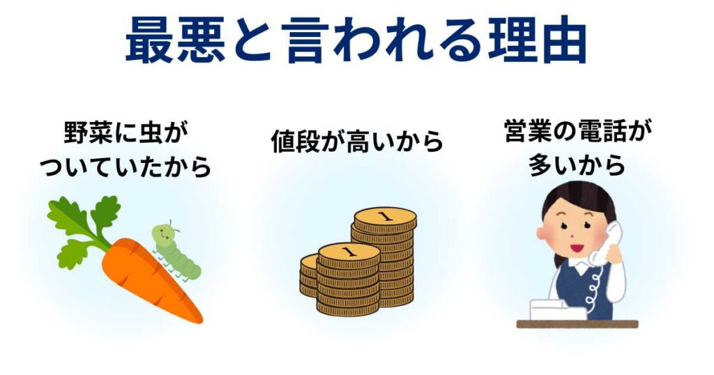 らでぃっしゅぼーやが最悪と言われる理由