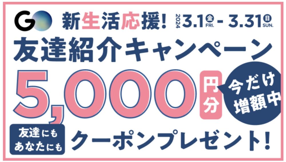 GO新生活応援クーポン